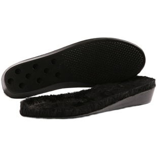 内增高鞋垫冬季保暖羊皮毛雪地靴增高垫不塌陷女式4 6男士2 3 5cm