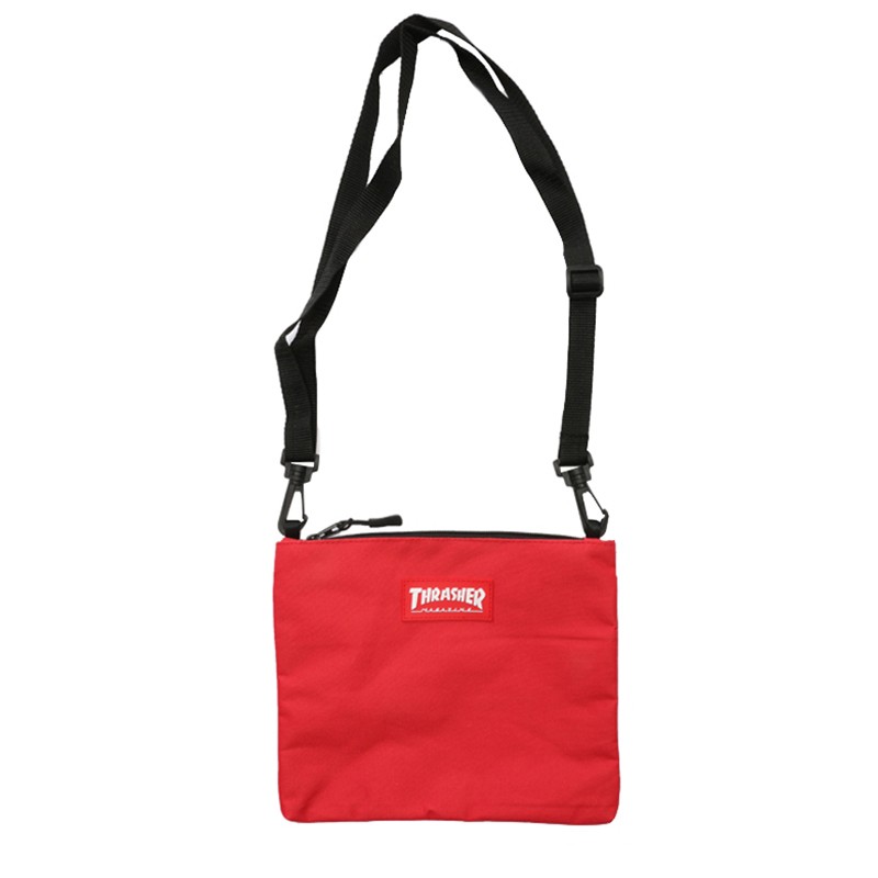 【特价】THRASHER RED SHOULDER BAG火焰新年单肩斜跨方包信封包