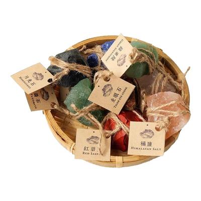 原石摆件晶石地质矿石标本盒