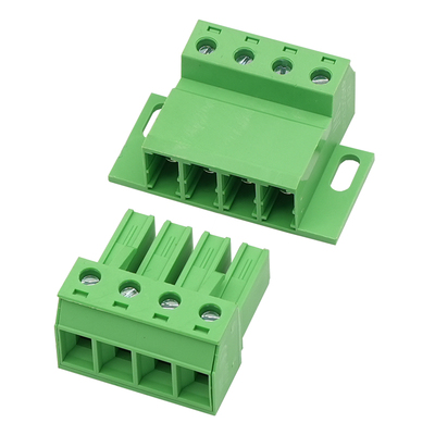 2EDGSKP-7.62MM锁板固定大电流32A插拔式接线端子免焊对接2EDGRKC