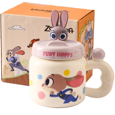 疯狂动物城联名马克杯情侣陶瓷杯