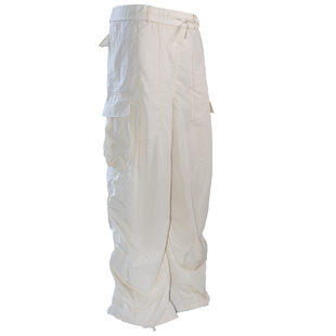 GECKOGOGO美式街头垂感工装裤伞兵裤束脚宽松休闲裤