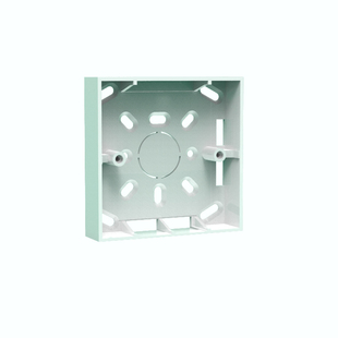 超薄86型开关插座底盒20mm明装暗装家用工程酒店专用白色明线盒