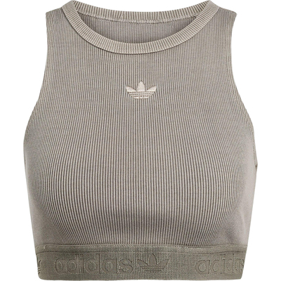 Adidas/阿迪达斯正品三叶草女士休闲针织短款修身运动背心JW3586