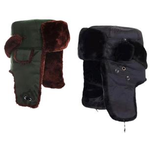 雷锋帽男冬季保安执勤军棉帽子军大新款冬天男士劳保复古东北防寒