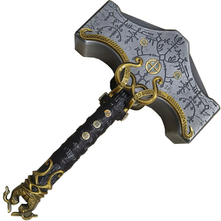 HCMY战神5雷神之锤全金属1比1诸神黄昏索妙尔尼尔COS周边模型摆件