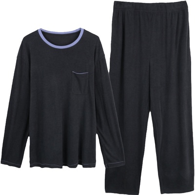 朵朵可可男针织绒柔软睡衣套装