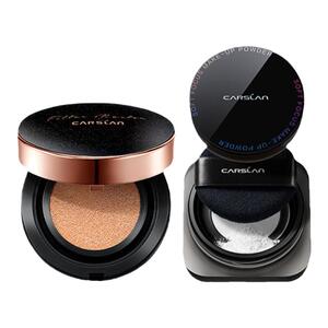 卡姿兰黑金气垫bb霜水润遮瑕黑磁散粉蜜粉黑磁粉饼控油持久定妆
