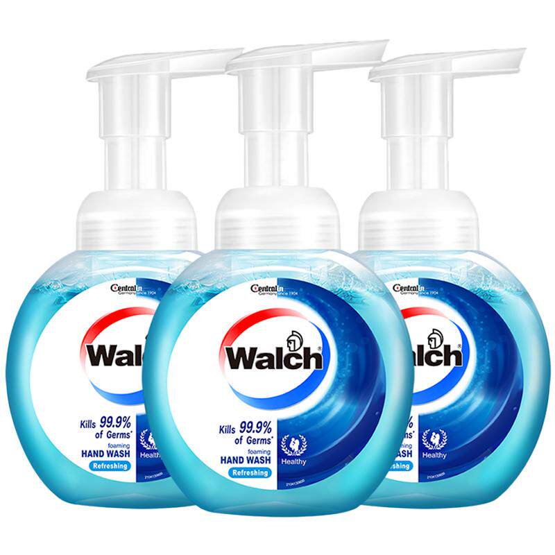 威露士泡沫杀菌洁手液健康抑菌洗手液消毒液225ml*3瓶家用正品