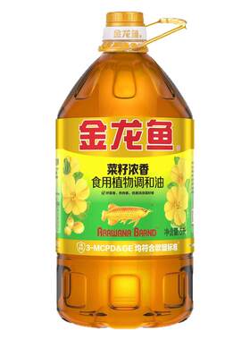 金龙鱼菜籽浓香食用植物调和油5L