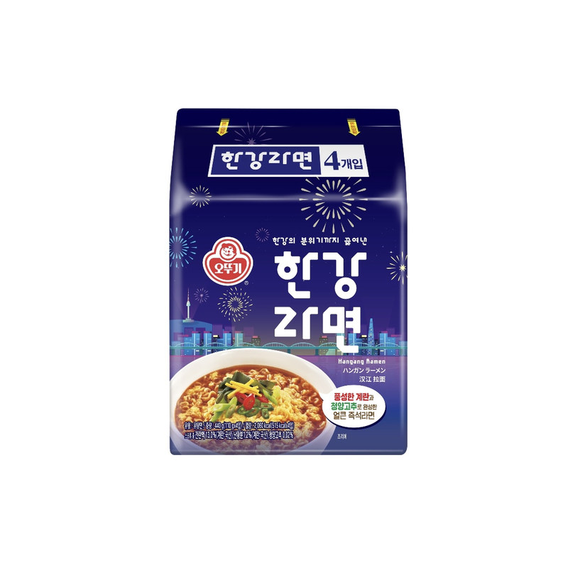 不倒翁汉江拉面韩式速食面青阳辣