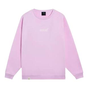 李宁加绒卫衣男女冬季新款情侣韦德宽松圆领套头运动服AWDSI39