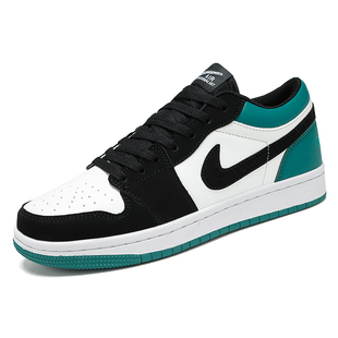 浦田鞋空军秋冬男款鞋黑绿休闲运动鞋男款黑白低帮小白鞋一号板鞋