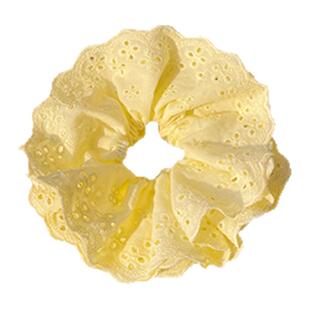 超好看的黄色大肠发圈女扎头发韩系高级感肥肠圈超大丸子头花发绳