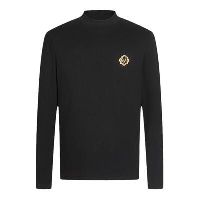 mangano品牌logo长袖T恤男