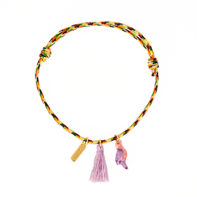 NACH鹦鹉猎豹猫咪火烈鸟流苏手绳