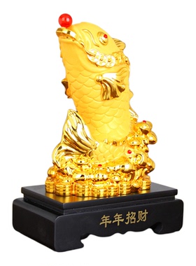金鱼摆件招财鱼年年有余开业礼品