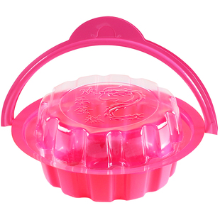 六一儿童节好利来同款礼物怀旧童年儿时复古手提花篮小蛋糕包装盒