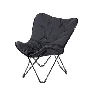 CAPTAIN STAG 蝴蝶椅户外折叠露营休闲椅懒人躺椅舒适寝室电脑椅