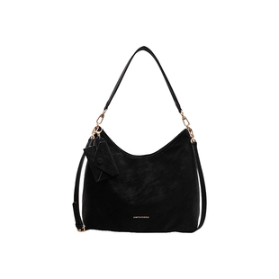 艾米兔女包2026新款休闲简约大容量百搭纯色洋气质感单肩斜挎包