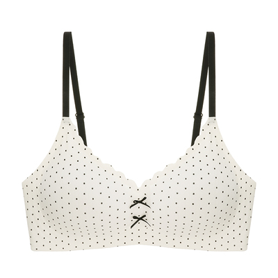 都市丽人蕾丝小碎花内衣女小胸