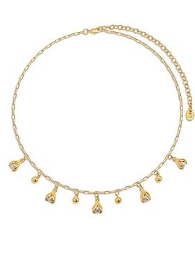 洞天TONETALE玉兰满枝锁骨链女好看简约气质新款项链玉兰花金银色