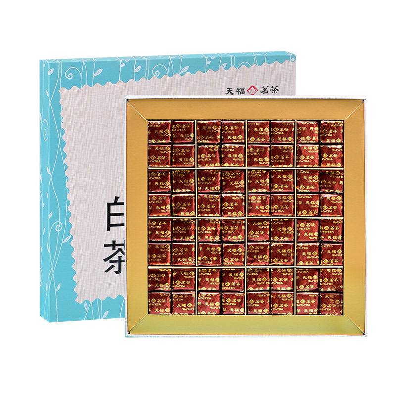 天福茗茶白牡丹小块福鼎紧压白茶
