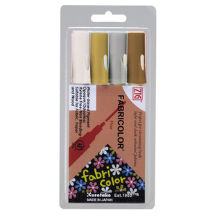 吴竹fabricolor布艺绘童装绘画用笔布用马克笔纺织颜料学生艺术