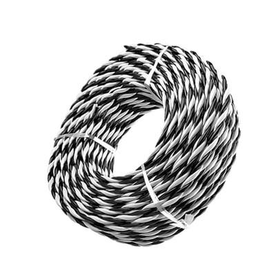 二芯国标电源线监控灯头线1/1.5/2.5/4平方电线花线防冻双绞软线