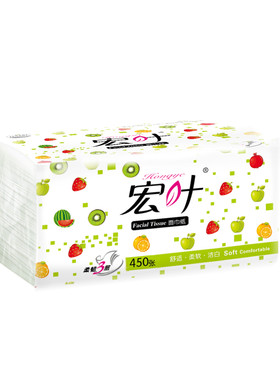 18包宏叶原木3层整箱特惠装抽纸