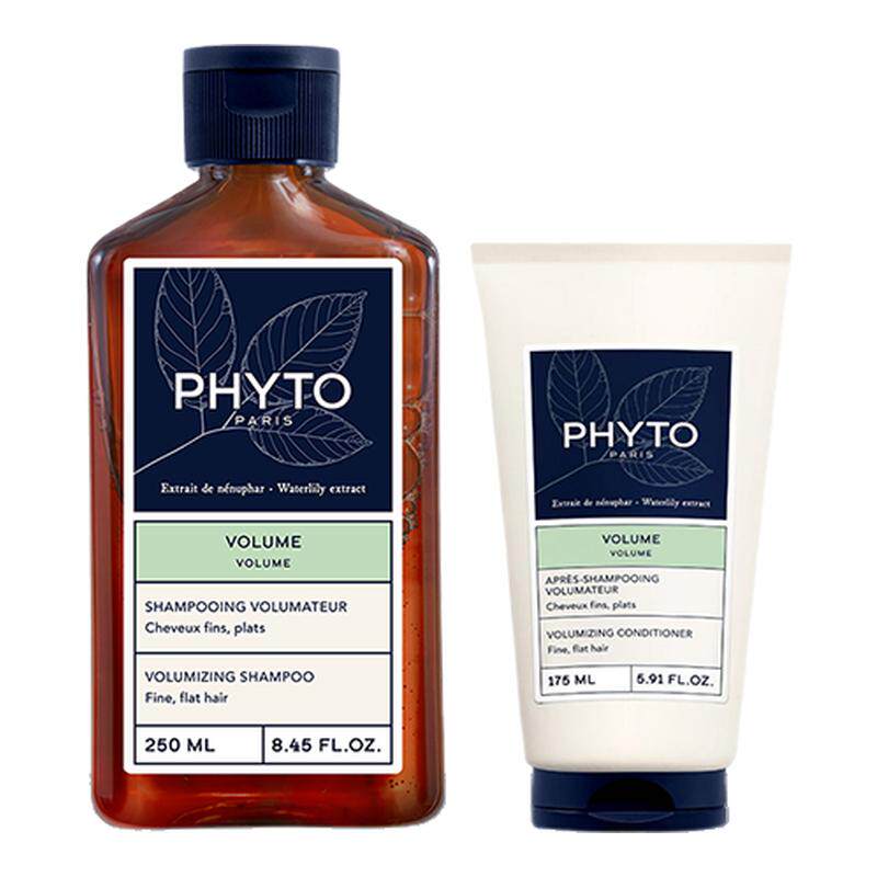 PHYTO发朵丰盈蓬松洗发水护发素植物配方洗发露柔顺护发系列组合