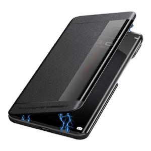 适用华为Mate40RS真皮翻盖皮套