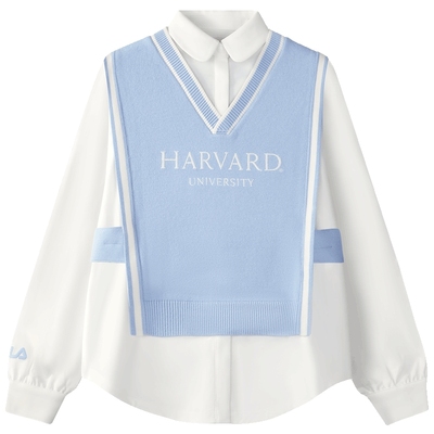 FILA斐乐中大童长袖衬衫