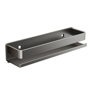 厨房调料置物架20cm25长壁挂墙上免打孔太空铝家用油盐酱醋收纳架