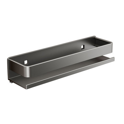 厨房调料置物架20cm25长壁挂墙上免打孔太空铝家用油盐酱醋收纳架