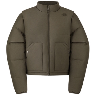 北面女M66羽绒服防泼水可拆卸羽绒马甲鹅绒新款TheNorthFace|8DUK