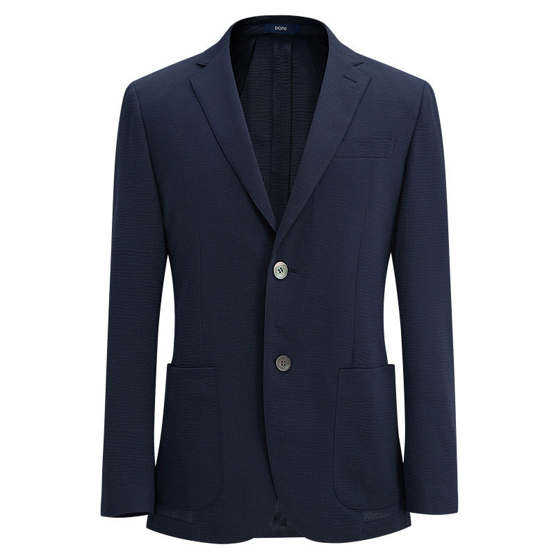 BONI/堡尼春夏新品西服便装商务休闲西装桑蚕丝混纺西裤QR167021B
