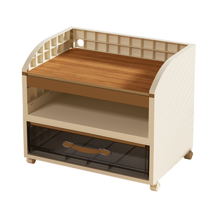 打印机置物架家用落地多层可移动复印机收纳架办公室工位小型支架