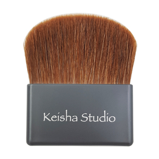keishastudio便携马毛e大饼腮红刷高光粉饼刷化妆刷一支送盒子