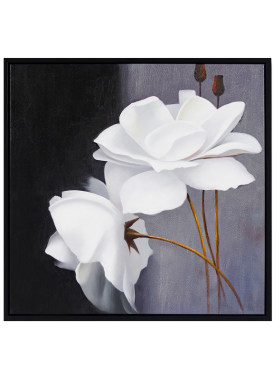 现代简约花卉钻石画荷花餐厅满钻