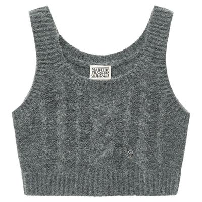MARITHE女士LOGO针织背心
