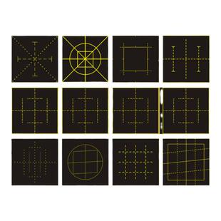 定做各类教学磁性练字格软磁贴中宫格黑板金峰格回宫格魔法格磁力贴梯形格软磁贴磁铁神宫格章法格书法黑板贴