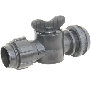 旁通球阀pvc管PE管开关分水三通旁球阀转喷带球阀开关锁母旁通阀