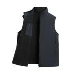 双面穿马甲男立领春秋季时尚潮流高级感外穿背心宽松休闲坎肩外套