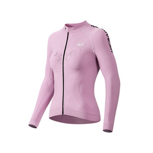 Golovejoy高乐捷女公路自行车骑行服保暖排汗微压速干健身运动衣