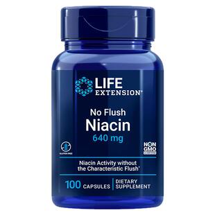 LifeExtension维生素B3无潮红烟酸加肌醇No Flush Niacin烟酸B3