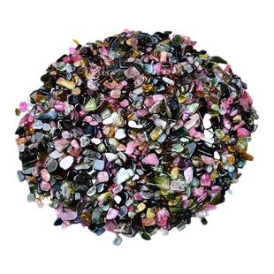 纯天然高品质碧玺碎石碧玺水晶原石裸石饰品摆件旺夫石宝石曼扎石