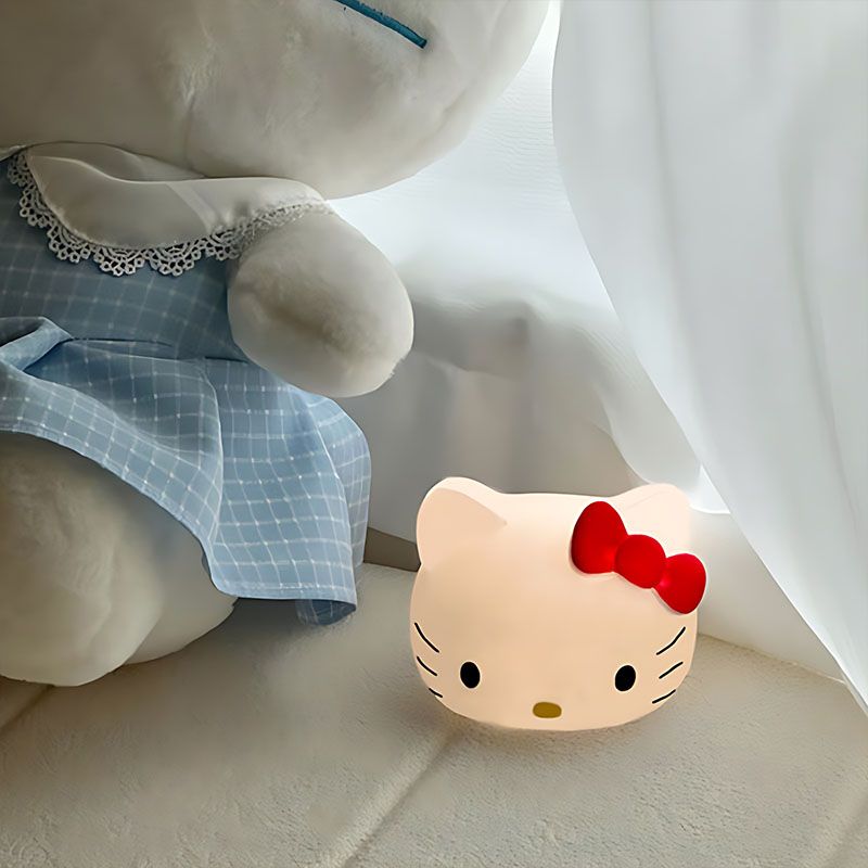 Hellokitty小夜灯卧室拍拍灯起夜喂奶柔光护眼遥控充电宿舍床头灯