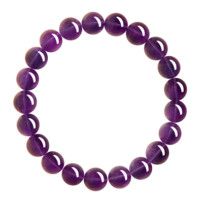 乌拉圭紫水晶手串女款天然正品