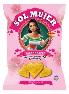 美国SolMujer玉米片心形241g